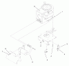 Toro 71209 (13-32XLE) - 13-32XLE Lawn Tractor, 2000 (200000001-200999999) Ricambi ENGINE SYSTEM COMPONENTS ASSEMBLY