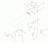 Toro 71209 (13-32XLE) - 13-32XLE Lawn Tractor, 2001 (210000001-210999999) Ricambi ENGINE SYSTEM COMPONENTS ASSEMBLY
