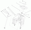 Toro 71209 (13-32XLE) - 13-32XLE Lawn Tractor, 2002 (220010001-220999999) Ricambi FIXED STEERING ASSEMBLY