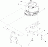 Toro 71209 (13-32XLE) - 13-32XLE Lawn Tractor, 2004 (240000001-240999999) Ricambi ENGINE SYSTEM COMPONENT ASSEMBLY