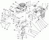 Toro 71218 (16-44HXL) - 16-44HXL Lawn Tractor, 1996 (6900001-6999999) Ricambi ENGINE ASSEMBLY