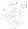 Toro 71242 (16-38HXLE) - 16-38HXLE Lawn Tractor, 2002 (220010001-220999999) Ricambi DECK BLADE DRIVE & BRAKING ASSEMBLY