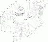 Toro 71227 (16-38HXL) - 16-38HXL Lawn Tractor, 2004 (240000001-240999999) Ricambi ENGINE SYSTEM COMPONENT ASSEMBLY