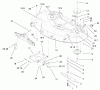 Toro 71228 (17-44HXL) - 17-44HXL Lawn Tractor, 2002 (220000001-220010000) Ricambi DECK, SPINDLE AND BLADE ASSEMBLY