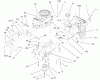 Toro 71228 (17-44HXL) - 17-44HXL Lawn Tractor, 2002 (220000001-220010000) Ricambi ENGINE SYSTEM ASSEMBLY