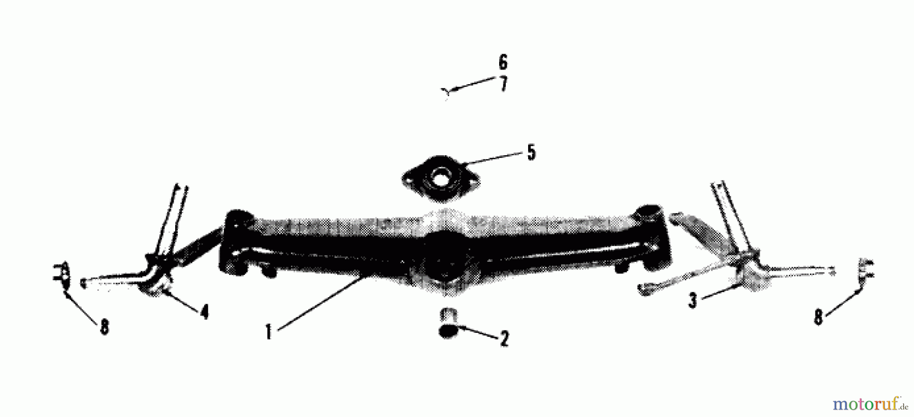  Toro Neu Accessories 80481 - Toro Heavy-Duty Axle, 1978 PARTS LIST FOR HEAVY DUTY FRONT AXLE FACTORY ORDER NUMBER 8-0481