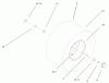 Toro 71243 (17-38HXLE) - 17-38HXLE Lawn Tractor, 2004 (240000001-240999999) Ricambi REAR WHEEL AND TIRE ASSEMBLY