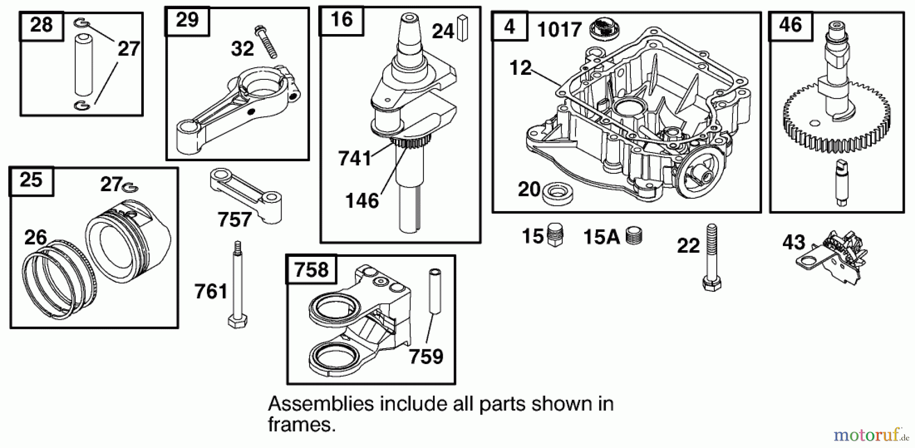  Toro Neu Mowers, Lawn & Garden Tractor Seite 1 71282 (17-44HXLE) - Toro 17-44HXLE Lawn Tractor, 2001 (210000001-210999999) ENGINE BRIGGS & STRATTON MODEL 312777-0128-E1 #3