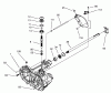 Toro 71283 (17-44HXLE) - 17-44HXLE Lawn Tractor, 2002 (220010001-220999999) Ricambi AXLE ASSEMBLY