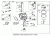 Toro 71283 (17-44HXLE) - 17-44HXLE Lawn Tractor, 2002 (220010001-220999999) Ricambi CARBURETOR ASSEMBLY ENGINE BRIGGS AND STRATTON MODEL 31F777-0123-E1