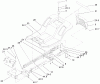 Toro 71283 (17-44HXLE) - 17-44HXLE Lawn Tractor, 2004 (240000001-240999999) Ricambi FRAME AND BODY ASSEMBLY