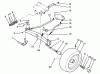 Toro 72040 (244-5) - 244-5 Yard Tractor, 1993 (3900001-3999999) Ricambi FRONT AXLE ASSEMBLY