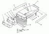 Toro 72040 (244-5) - 244-5 Yard Tractor, 1993 (3900001-3999999) Ricambi HOOD ASSEMBLY
