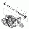 Toro 72046 (265-H) - 265-H Lawn and Garden Tractor, 1996 (6900001-6999999) Ricambi AXLE SHAFT