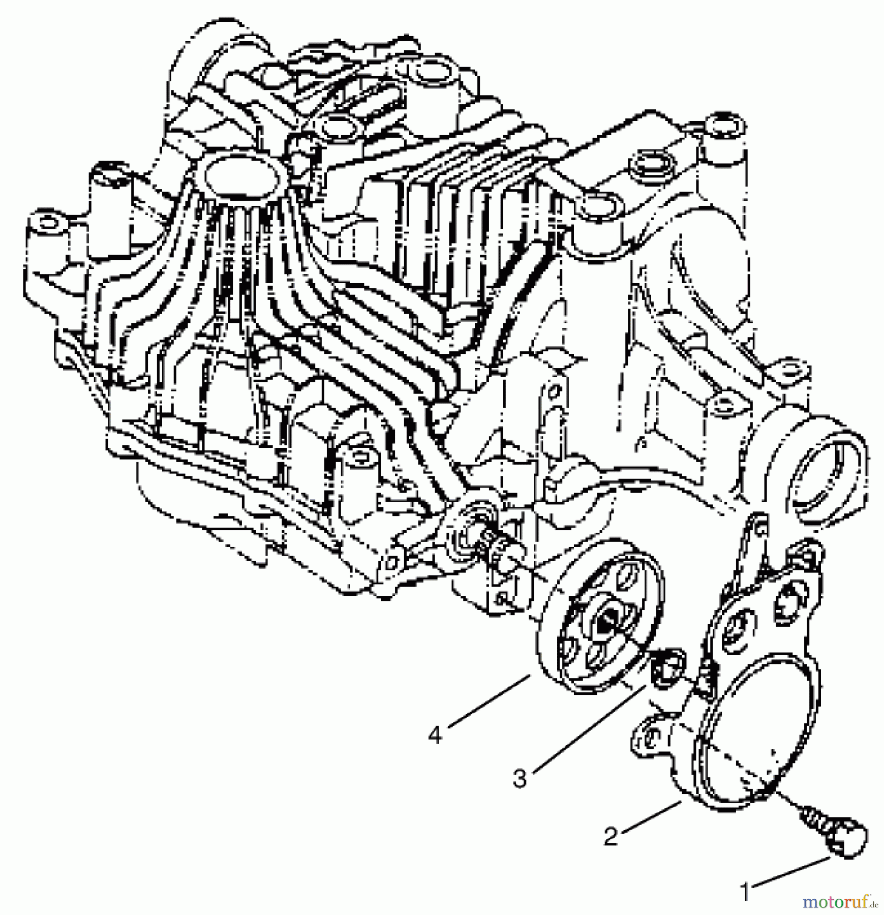  Toro Neu Mowers, Lawn & Garden Tractor Seite 1 72064 (265-H) - Toro 265-H Lawn and Garden Tractor, 1997 (7900001-7999999) BRAKE