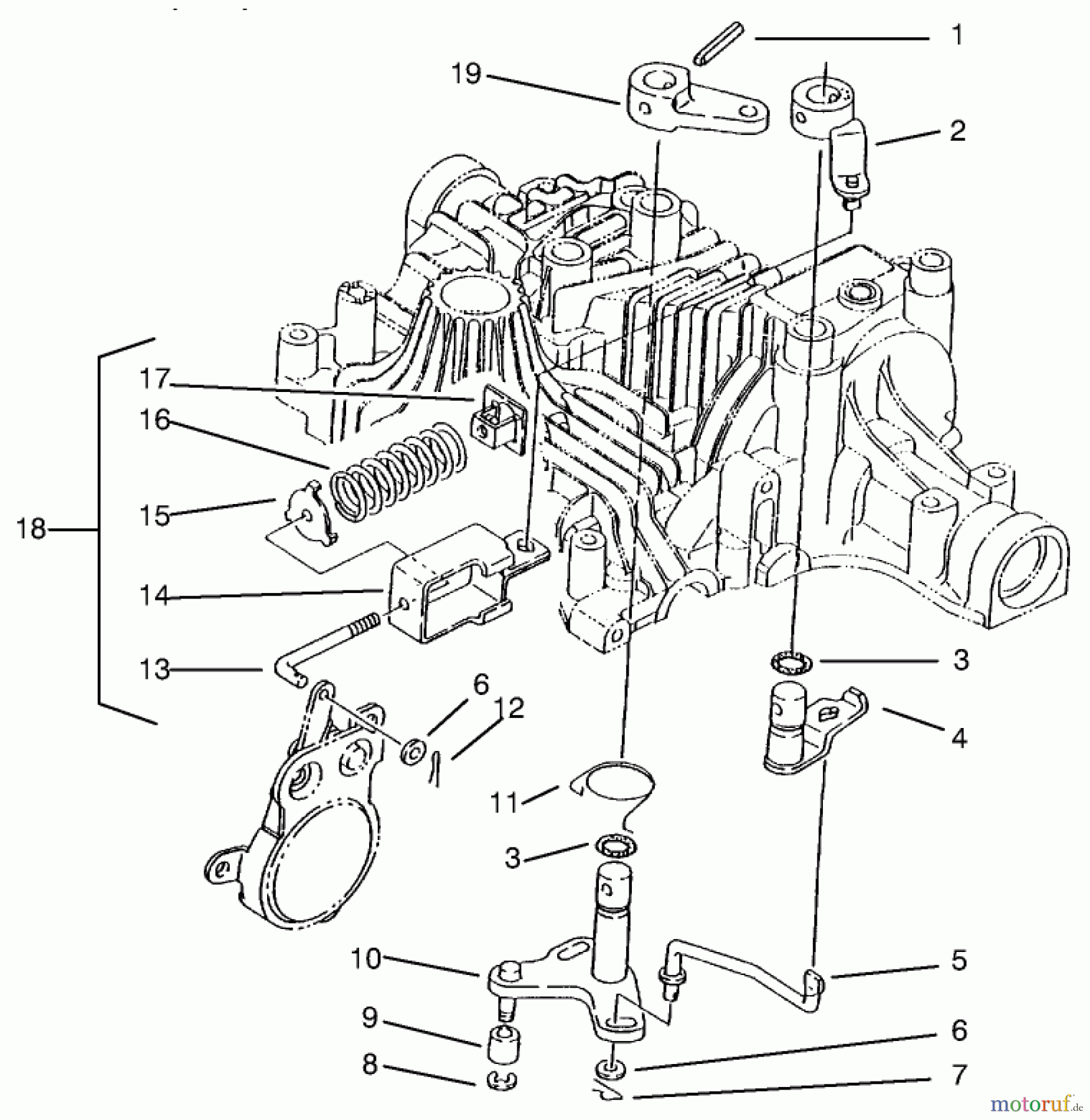  Toro Neu Mowers, Lawn & Garden Tractor Seite 1 72064 (265-H) - Toro 265-H Lawn and Garden Tractor, 1997 (7900001-7999999) BRAKE INTERLOCK
