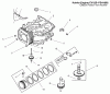 Toro 72051 (265-H) - 265-H Lawn and Garden Tractor, 2002 (220000001-220999999) Listas de piezas de repuesto y dibujos CRANKCASE ASSEMBLY