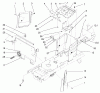 Toro 72051 (265-H) - 265-H Lawn and Garden Tractor, 2002 (220000001-220999999) Listas de piezas de repuesto y dibujos HOODSTAND AND FIREWALL ASSEMBLY