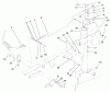 Toro 72051 (265-H) - 265-H Lawn and Garden Tractor, 2002 (220000001-220999999) Listas de piezas de repuesto y dibujos HYDRAULIC CONTROLS ASSEMBLY