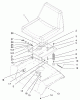 Toro 72051 (265-H) - 265-H Lawn and Garden Tractor, 2002 (220000001-220999999) Listas de piezas de repuesto y dibujos SEAT ASSEMBLY