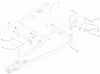 Toro 79165 - 56" Snow Blade, TimeCutter Z / ZX Riding Mowers, 2002 (220000001-220999999) Ricambi FRAME ASSEMBLY