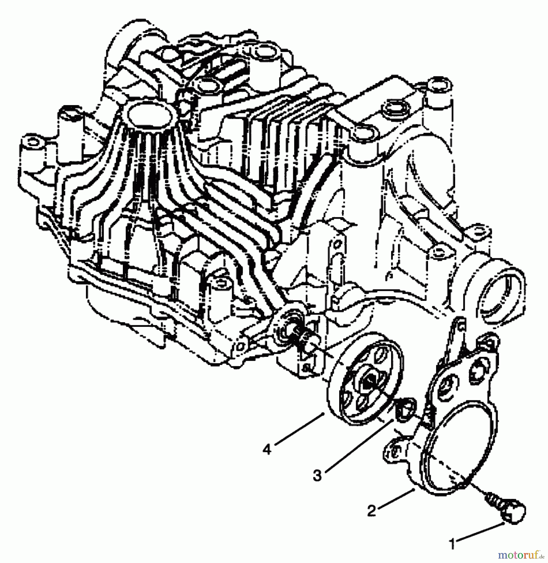  Toro Neu Mowers, Lawn & Garden Tractor Seite 1 72085 (267-H) - Toro 267-H Lawn and Garden Tractor, 1996 (6900001-6999999) BRAKE