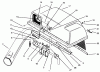 Toro 79200 - 38" Rear Bagger, 1994 (49000001-49999999) Ricambi COVER & CHUTE ASSEMBLY
