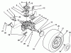 Toro 72101 (246-H) - 246-H Yard Tractor, 1993 (3900001-3999999) Ricambi REAR WHEEL AND TRANSMISSION ASSEMBLY