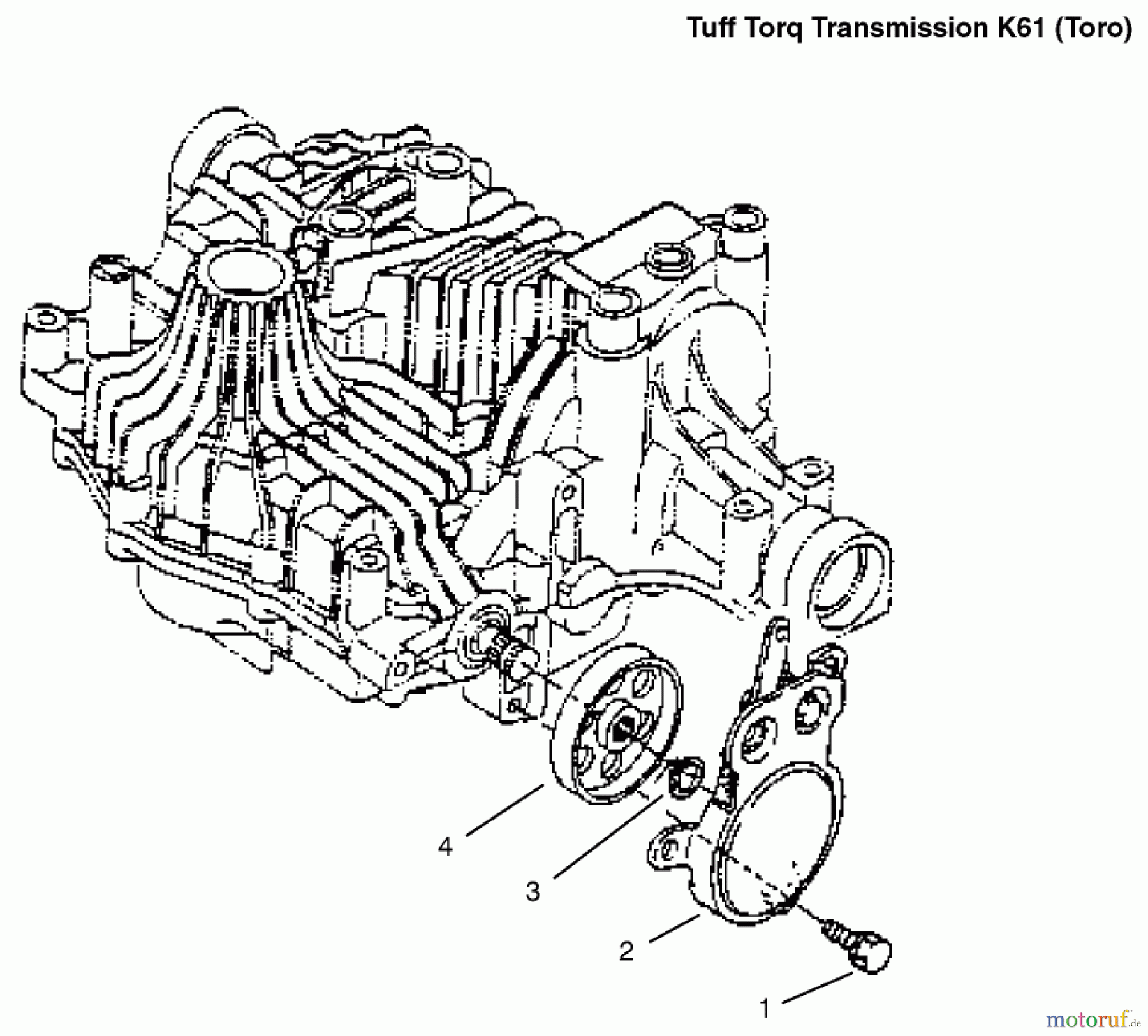  Toro Neu Mowers, Lawn & Garden Tractor Seite 1 72115 (270-H) - Toro 270-H Lawn and Garden Tractor, 1999 (9900001-9999999) BRAKE