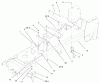 Toro 72107 (268-HE) - 268-HE Lawn and Garden Tractor, 2003 (230000001-230999999) Ricambi FRAME ASSEMBLY