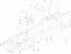 Toro 72202 (430) - 430 Garden Tractor, 2005 (250000001-250999999) Listas de piezas de repuesto y dibujos FRAME ASSEMBLY