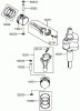 Toro 72202 (430) - 430 Garden Tractor, 2005 (250000001-250999999) Ricambi PISTON AND CRANKSHAFT ASSEMBLY KAWASAKI FH580V-DS06