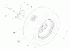 Toro 72202 (430) - 430 Garden Tractor, 2005 (250000001-250999999) Ricambi REAR WHEEL ASSEMBLY