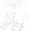 Toro 72202 (430) - 430 Garden Tractor, 2005 (250000001-250999999) Ricambi STEERING WHEEL AND TILT ASSEMBLY