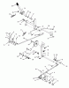 Toro 73362 (312-8) - 312-8 Garden Tractor, 1994 (4900001-4999999) Ricambi CLUTCH, BRAKE AND SPEED CONTROL LINKAGE