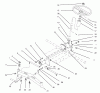 Toro 73362 (312-8) - 312-8 Garden Tractor, 1994 (4900001-4999999) Ricambi FRONT AXLE AND STEERING