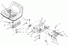 Toro 73362 (312-8) - 312-8 Garden Tractor, 1994 (4900001-4999999) Ricambi SEAT