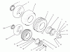Toro 73362 (312-8) - 312-8 Garden Tractor, 1994 (4900001-4999999) Ricambi WHEELS AND TIRES