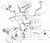 Toro 73363 (312-8) - 312-8 Garden Tractor, 1997 (7900001-7999999) Ricambi 312-8 WIRE HARNESS ATTACHMENT & COMPONENT-S