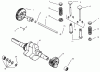 Toro 73363 (312-8) - 312-8 Garden Tractor, 1997 (7900001-7999999) Ricambi CAMSHAFT, CRANKSHAFT AND VALVES