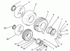 Toro 73380 (312-8) - 312-8 Garden Tractor, 1993 (3900001-3999999) Ricambi WHEELS AND TIRES