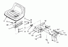 Toro 73400 (314-8) - 314-8 Garden Tractor, 1993 (3900001-3999999) Ricambi SEAT