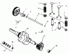 Toro 73401 (314-H) - 314-H Garden Tractor, 1996 (6900001-6999999) Ricambi CAMSHAFT, CRANKSHAFT AND VALVES