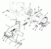 Toro 73401 (314-H) - 314-H Garden Tractor, 1996 (6900001-6999999) Ricambi CLUTCH, BRAKE AND SPEED CONTROL LINKAGE