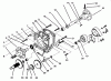 Toro 73401 (314-H) - 314-H Garden Tractor, 1996 (6900001-6999999) Ricambi TRANSAXLE ASSEMBLY #2