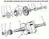 Toro 73422 (416-8) - 416-8 Garden Tractor, 1996 (6900001-6999999) Ricambi CAM & CRANKSHAFTS