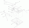 Toro 73422 (416-8) - 416-8 Garden Tractor, 1997 (7900001-7999999) Ricambi BATTERY ASSEMBLY
