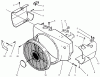 Toro 73422 (416-8) - 416-8 Garden Tractor, 1997 (7900001-7999999) Ricambi ENGINE HOUSING