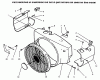 Toro 73423 (416-H) - 416-H Garden Tractor, 1996 (6900001-6999999) Ricambi ENGINE HOUSING