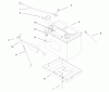 Toro 73441 (416-8) - 416-8 Garden Tractor, 1997 (7900001-7999999) Ricambi BATTERY ASSEMBLY